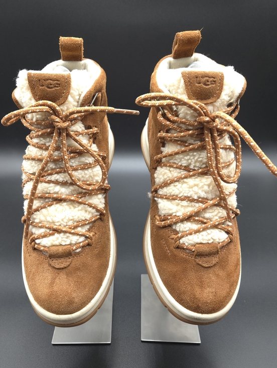 UGG Shoes - UGG Lakesider Heritage Suede Sneaker Boot Chestnut Size 6